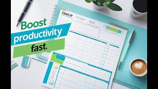 Daily Planning Hacks That Boost Your Productivity Fast | Productivity Boost