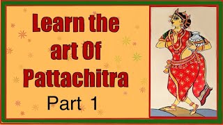 Pattachitra tutorial step by step part 1