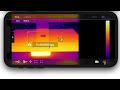 how to live stream from the flir tools app