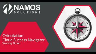 Orientation - Cloud Success Navigator Working Group