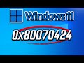 How to Fix Windows 11 Update Error 0x80070424 - [Tutorial]
