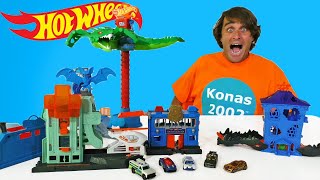 Hot Wheels Dragon Air Attack and new 2020 City Sets ! || Unboxing Review || Konas2002