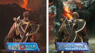 God of War 2018 vs God of War: Ragnarok | PC Ultra vs PS5 | Gameplay Graphics Comparison NO SPOILERS