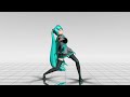 mmd sega pdft default miku electric angel