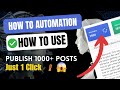 How To Automation Module - Using Guideline | Unlimited AI Content  | AI Content Generator Tools