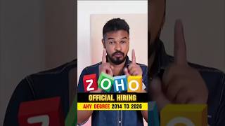 NO CODING ZOHO JOBS #shorts #tamil #job #zoho #itjobs