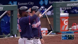 MIN@KC: Sano hits an opposite-field RBI single