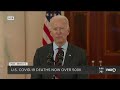 Biden remarks as US COVID death toll hits 500 thouusand