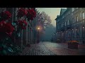 melancholic and sad piano music for sleep relax study dark academia rain sounds