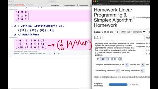 Simplex Algorithm with Mathematica and Pearson, Part 1