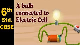 Electric bulb connected to Electric Cell | 6th Std | Science | CBSE Board | Home Revise