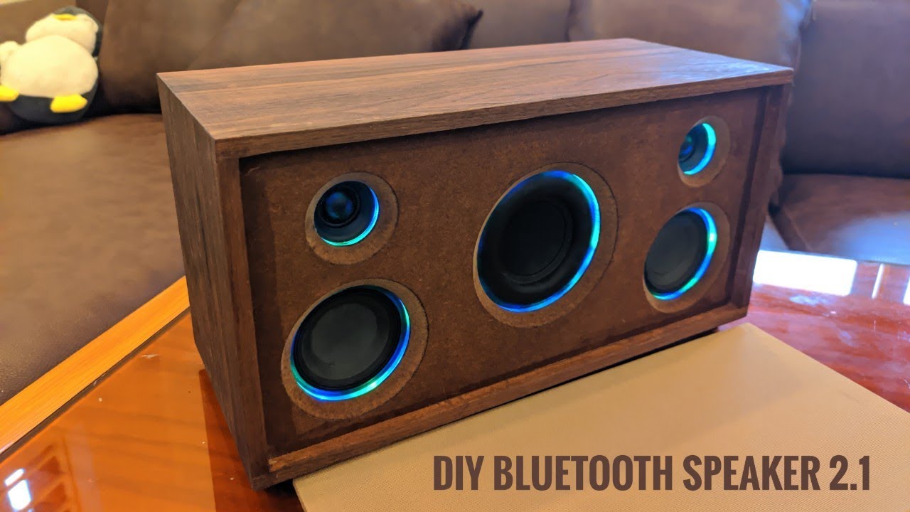 DIY Bluetooth Speaker 2.1 With Led RGB - YouTube