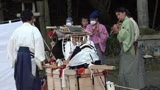 令和三年 伊勢大神楽 波太神社総舞奉納