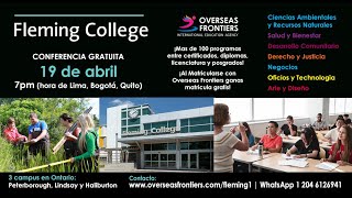 Fleming College Webinar para Latinos en abril 2021