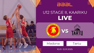 Madonas BJSS 2013 vs Tartu 2013 | BBBL Boys U12