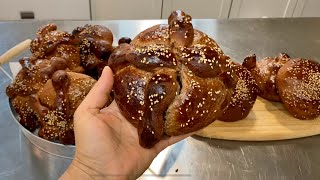 Pan de Muerto de Chocolate