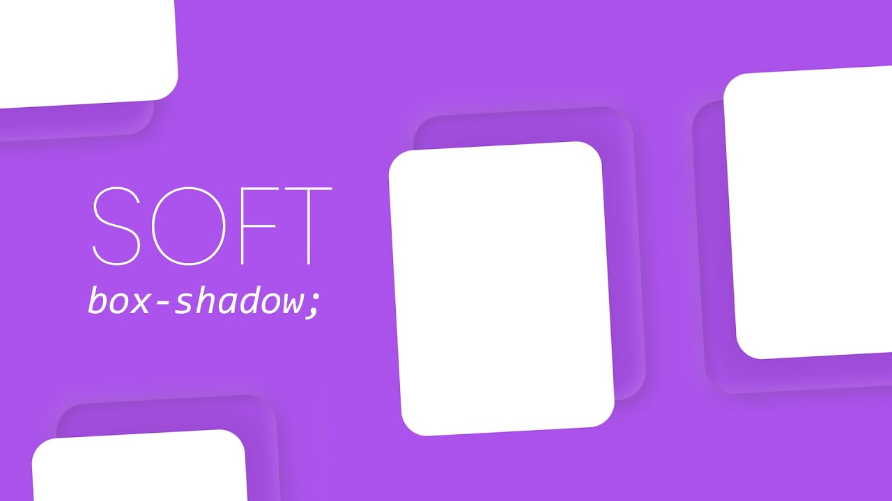 CSS Soft Box Shadow Effect | Quick CSS Trick For Beginners - YouTube