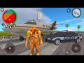 Stone Giant Superhero Transformer Driving Police Car and Airplane Simulator - Android Gameplay.