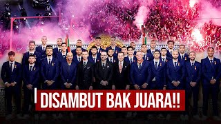 Bak Hero! Tim Maroko Disambut Meriah Meski Kalah Piala Dunia