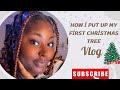 HOW I SET UP MY FIRST CHRISTMAS TREE🎄🎄🎄🎄🎄🎄