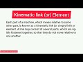 kinematic link or element types of link everything about engineering