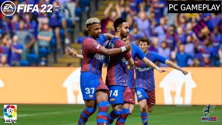 FIFA 22 - Barcelona vs. Rayo Vallecano | La Liga Santander 2022 - PC Gameplay.