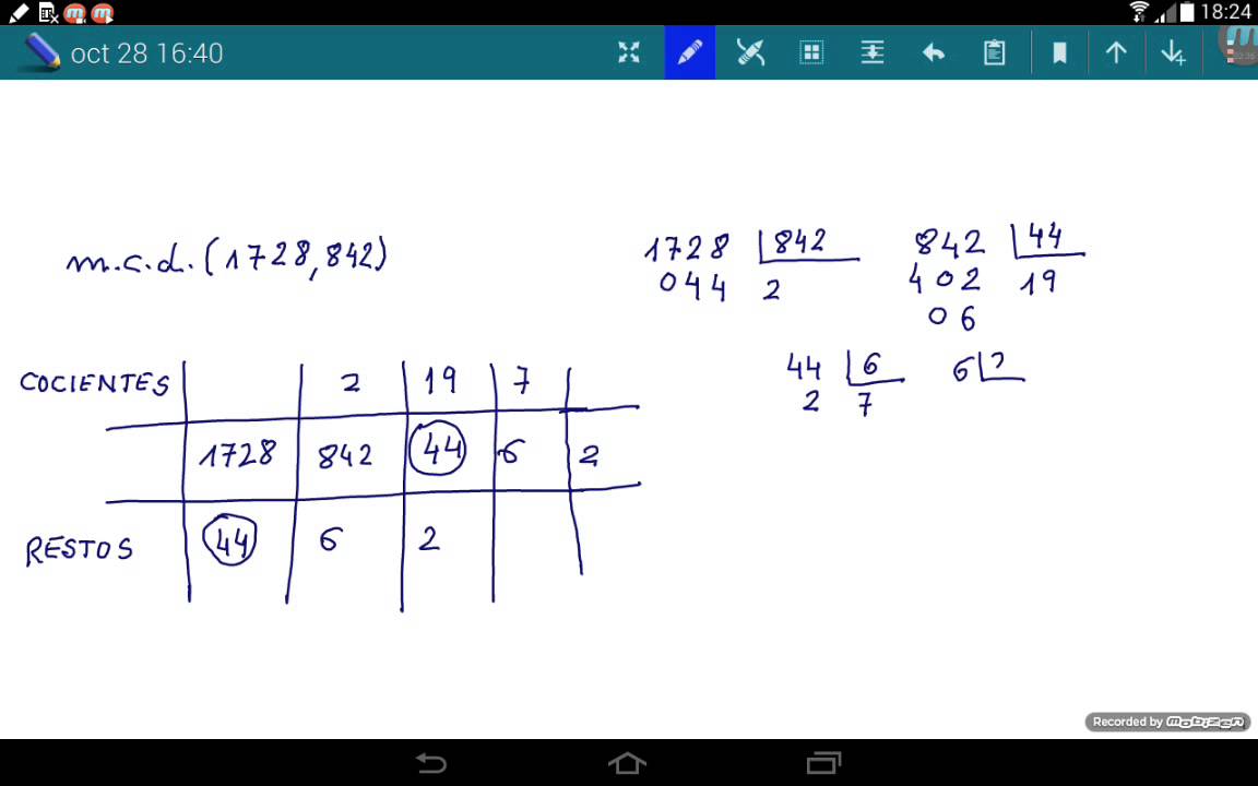 Algoritmo De Euclides - YouTube