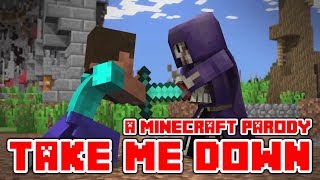 "Take Me Down" Minecraft Animation | A Parody of Drag Me Down #herobrine #minecraftanimation