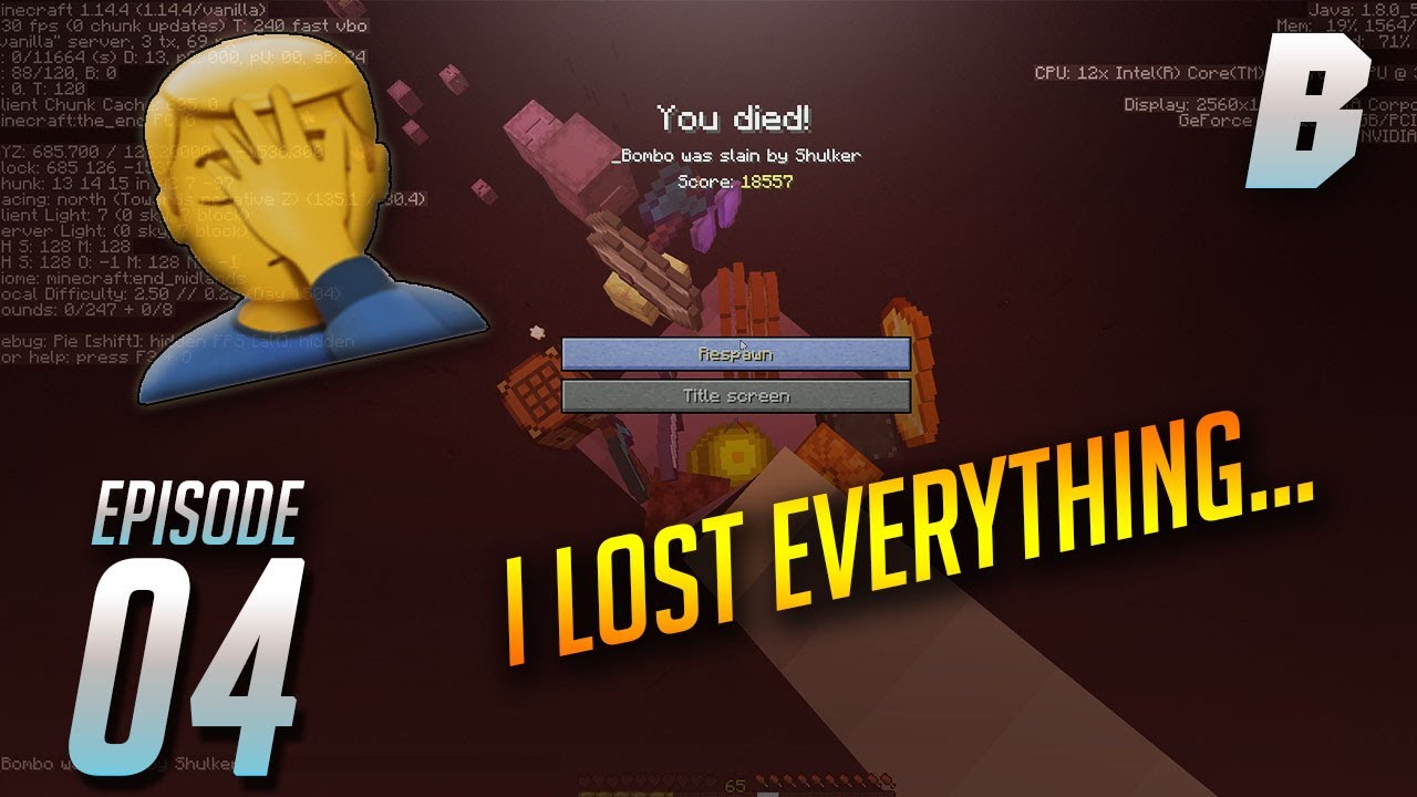 I Lost Everything Minecraft Youtube