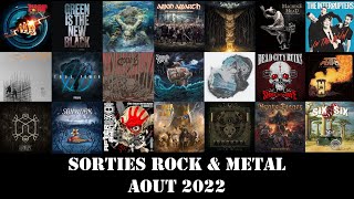 Sorties Albums Rock & Metal Aout 2022