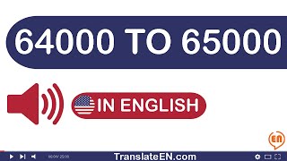 Numbers 64000 To 65000 In English Words