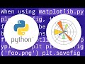 Save plot to image file instead of displaying it using Matplotlib
