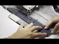 Using one machine to make RAW denim jeans(1901-1906 style)