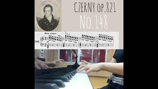 【CZERNY Op.821 No.148番】ツェルニー 8小節の練習曲 第148番