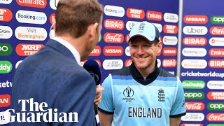 England in a World Cup final sounds 'pretty cool,' says Eoin Morgan after victory