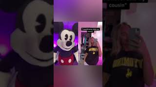 Mickey and Minnie Siblings by chance Lovers by choice #shorts