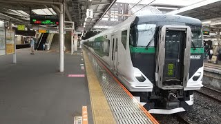 E257系5500番台OM-54編成集約臨返却回送ミュージックホーンを鳴らして大宮駅発車