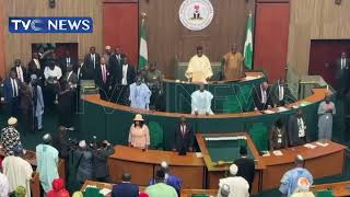 VIDEO: Moment President Bola Tinubu Arrives For A Joint Session At The National Assembly In Abuja