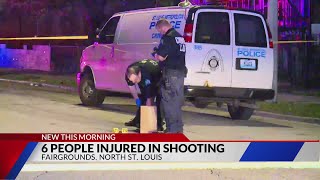 Update: Six people injured in overnight North St. Louis shooting