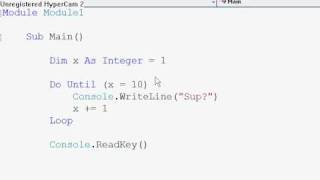 Visual Basic Tutorials P6 - Looping