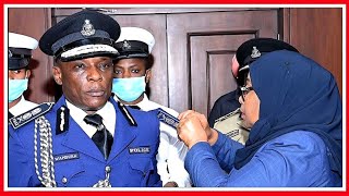 RAIS SAMIA ALIVYOMVALISHA CHEO 'IGP MPYA' MBELE YA SIMON SIRRO, IKULU DODOMA..