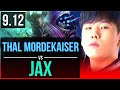 Thal MORDEKAISER vs JAX (TOP) | Korea Challenger | v9.12