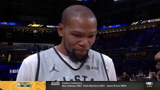 Kevin Durant Interview | 2024 NBA All-Star Practice