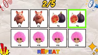 Say The Word On Beat NEW Challenge / Fig Pig Dig / Fast Rhythm Test