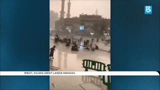 Ribut, hujan lebat landa Makkah