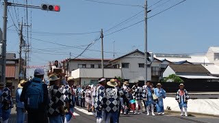 2024.8.3. 潮来祇園祭禮(中日) 総曳き出発定位置に集まる各町内① (西丁～貮丁目～濱丁)