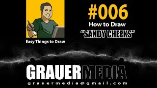 How to Draw: SpongeBob Squarepants - Sandy Cheeks