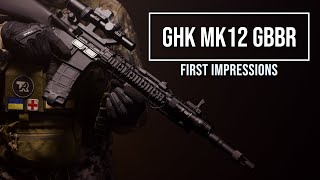 GHK MK12 Gas-Blowback - First Impressions