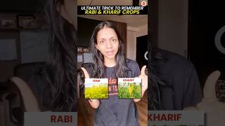 Trick to Learn RABI Crop and KHARIF Crops🔥 #Cbse2024 #Class10 #SurabhiMamVedantu #CbseExam