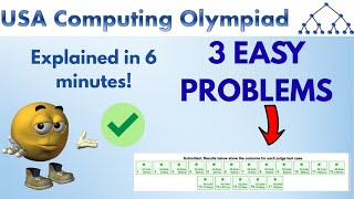 3 EASY USACO Bronze Problems Explained in 6 minutes